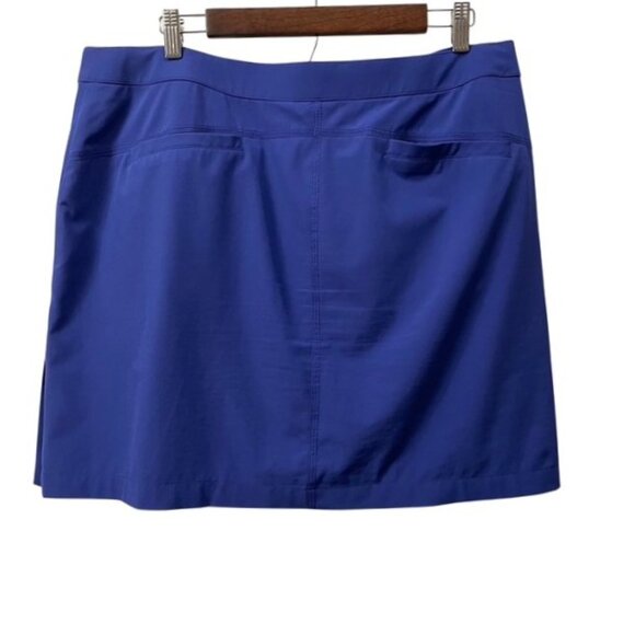 Chico’s Zenergy Golf Skort Size Large Cobalt Blue Sporty Tennis Activewear - Picture 2 of 14